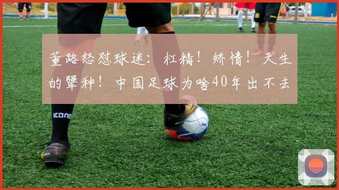 董路怒怼球迷：杠精！矫情！天生的犟种！中国足球为啥40年出不去
